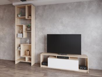 Zariaďte si obývačku s moderným a funkčným TV stolíkom ULFET U1, ktorý je vzdušný a ponúka dostatok otvoreného aj uzavretého úložného priestoru na odloženie setoboxu, reprákov, či iných potrieb, ktoré chcete mať pri televízore po ruke. Vyrobený je z kvalitných materiálov a jeho krásne farebné…