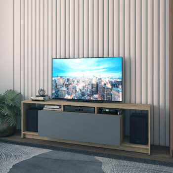 Zariaďte si obývačku s moderným a funkčným TV stolíkom ULFET U1, ktorý je vzdušný a ponúka dostatok otvoreného aj uzavretého úložného priestoru na odloženie setoboxu, reprákov, či iných potrieb, ktoré chcete mať pri televízore po ruke. Vyrobený je z kvalitných materiálov a jeho krásne farebné…