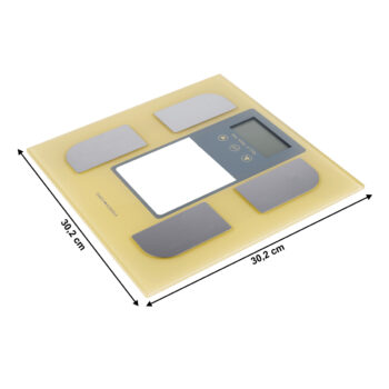 KONDELA Utala digitálna osobná váha žltá - Image 5