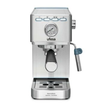 Ufesa CE8030 MILAZZO espresso pákový kávovar, strieborná