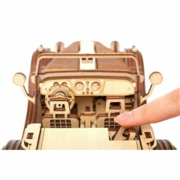 Ugears 3D drevené mechanické puzzle VM-01 Auto (roadster)