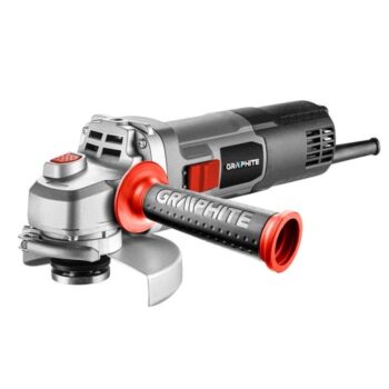 Uhlová brúska GRAPHITE s výkom 1600W sa používa na rezanie, brúsenie a leštenie materiálov rôznej štruktúry a tvrdosti. Brúsny kotúč má priemer 125 mm. Maximálna rýchlosť otáčania hlavy je 11 000 otáčok za minútu. Pre bezpečnosť je brúska vybavená dvojstupňovým tlačidlom, ktoré zabraňuje náhodnému spusteniu a tlačidlom aretácie vretena, ktoré nevyčnieva z puzdra.