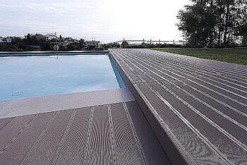 Ukončovacia lišta WPC UNVOC COEX tmavo šedá D002 40 x 60 x 2200 mm