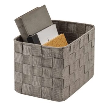 Úložný organizér do zásuvky Compactor TEX vysoký - 19 x 14 x 13 cm, Taupe (sivo-béžový)