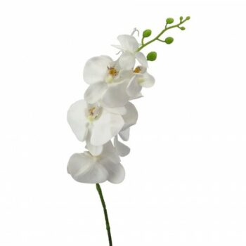 Umelá Phalenopsis biela, 86 cm