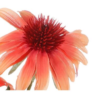 Umelá kvetina Echinacea lososová, 3 kvety, 21 x 12 x 62 cm