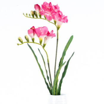 Umelá kvetina Frézia ružová, 57 cm