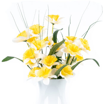 Umelá kvetina Narcis žltá, 40 cm