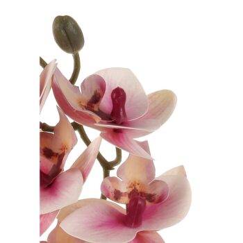 Umelá kvetina Orchidea svetloružová, 10 x 10 x 63 cm