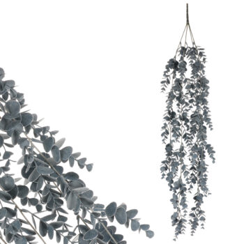 Umelý Eukalyptus previs, 15 x 70 x 16 cm, sivomodrá