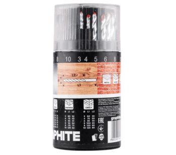 Univerzálna sada vrtákov GRAPHITE 54T430 – 18 ks pre kov, drevo aj tehlu