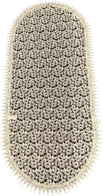 Univerzálny béžový krajkový obrus Šírka: 30 cm | Dĺžka: 200 cm