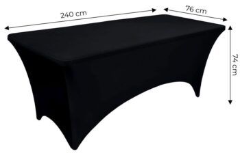 Univerzálny elastický obrus na cateringový stôl 240 cm