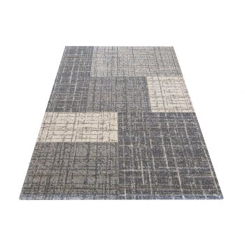 Univerzálny moderný koberec sivej farby Šírka: 80 cm | Dĺžka: 150 cm