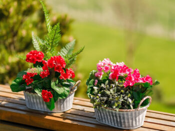 KONDELA Vagio kovový kvetináč (2 ks) sivá – Obrázok 5