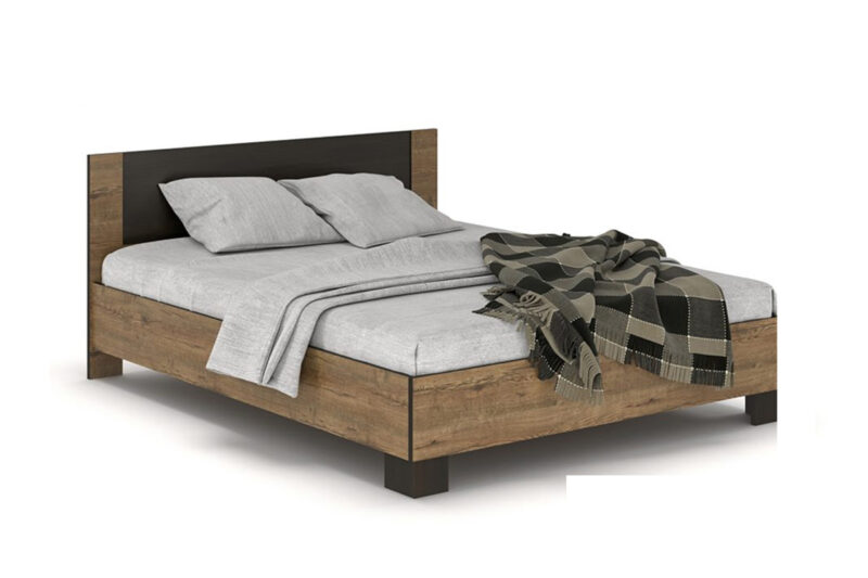 VALENTÍNA, manželská posteľ 160 dub april/wenge Moderný spálňový nábytok VALENTÍNA poskytne to pravé útočisko od všedných povinností a starostí. Svojou farebnou kombináciou dub april s tmavým kontrastom wenge, zabezpečí nadčasovosť a štýlovosť. Sektor zahŕňa dostatok komponentov, vďaka ktorým si vytvoríte výnimočnú spálňu plnú pohodlia.Súčasťou spálne je manželská posteľ VALENTÍNA 160. Posteľ je vyrobená z veľmi kvalitnej LTD dosky, ktorá sa ľahko udržiava. Farba je dub april/wenge. Posteľ má čelo a vpredu zaujímavé široké nožičky. Súčasťou postele nie je rošt ani matrac, odporúčame dokúpiť, viď doporučenia.Rozmery:- šírka: 166,4 cm,- výška: 85,2 cm,- hĺbka: 203,6 cm.Dodávame v demonte, pričom montáž je veľmi jednoduchá.