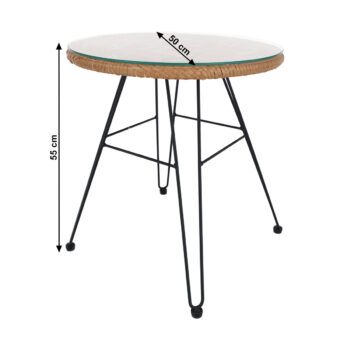 Objavte eleganciu a funkčnosť s záhradným setom z umelého ratanu Valin, ktorý je ideálnym doplnkom pre vašu záhradu či terasu. Tento moderný set v prírodnej a čiernej farbe kombinuje štýlový dizajn s praktickosťou, čo ho robí skvelou voľbou pre každého, kto hľadá kvalitný…