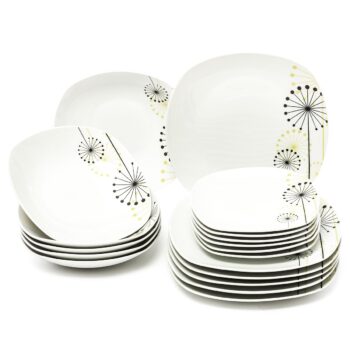 VANESA Jídelní souprava talířů z porcelánu 18dílná, MÄSER