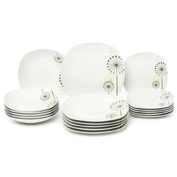 VANESA Jídelní souprava talířů z porcelánu 18dílná, MÄSER