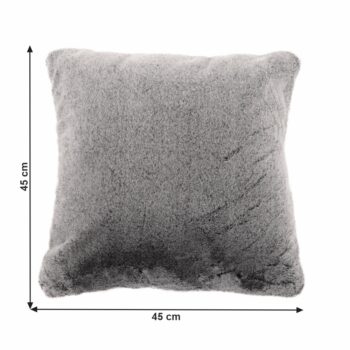 KONDELA Vanke Typ 6 vankúš 45x45 cm sivá / čierna - Image 2