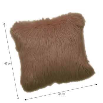 S vankúšom EBONA TYP 3 si zabezpečíte štýlovú dekoráciu na Vašu posteľ. Navyše vďaka jemným chĺpkom, ktoré pokrývajú vankúš si doprajete aj pohodlný a príjemný oddych. Rozmery vankúša sú (ŠxD): 45x45 cm. Vyrobený je zo 100% polyesteru, s vlasom dlhým až 6 cm. Výrazná hnedá farba je ideálna na…