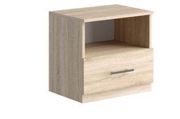 Elegantná spálňová zostava VENA vám umožní zariadiť si spálňu za mimoriadne priaznivú cenu a pritom štýlovo. Je vyrobená z kvalitnej 166 mm hrubej LTD dosky nenáročnej na udržiavanie. Úchyty sú plastové. Spálňová zostava obsahuje:manželská posteľ 160x200 (ŠxVxH) 170x95x2052x nočný stolík (ŠxVxH): 45x46,5x43komoda (ŠxVxH): 120x84,5x46šatníková skriňa (ŠxVxH): 160x210x60 cmRošt nie je súčasťou postele, odporúča sa dokúpiť rošť s rámom, nie lamelový rošt. Matrac nie je v cene postele, odporúča sa dokúpiť matrac v rozmere 160 x 200 cm. Dodávame v demonte. 