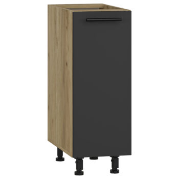Dolná kuchynská skrinka Vento D-30/82 je moderným a praktickým doplnkom do každej kuchyne. Jej farebné prevedenie v odtieňoch dub craft a antracit pridáva na elegancii a štýle. Skrinka je vyrobená z aglomerovaného materiálu, konkrétne laminovanej DTD, čo zaručuje jej dlhú životnosť a odolnosť…