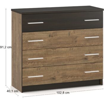 Komody sú najvyhľadávanejším a najobľúbenejším nábytkom v domácnosti. Pre ich rozmer, praktickosť a priestrannosť ich môžete umiestniť v podstate kamkoľvek. Zásuvková komoda VERIFY CH-4DRWS pozostáva zo štyroch zásuviek, ktoré sú doplnené praktickými úchytkami a poskytnú Vám dostatok úložného…