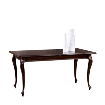 Rozkladací jedálenský stôl VERONA V-4 patriaci pod rustikálnu kolekciu Verona si Vás okamžite získa. Jeho rozmery sú (ŠxHxV): 130-330x100x78 cm a je v elegantnom hnedom farebnom prevedení. Pre jeho flexibilné rozmery budete môcť pohostiť toľko ľudí koľko len chcete. Vďaka exkluzívnemu spracovaniu…