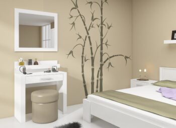 MEBLOCROSS Viki VIK-01 komoda biela / biely lesk – Obrázok 5