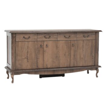 Jedným z komponentov nádherného sektorového nábytku je trojdverová komoda so zásuvkami VILAR DA6. Jej rozmery sú (ŠxHxV): 175x47x89 cm, výška spodného priestoru od podlahy je 15 cm. Stabilitu jej dávajú pevné drevené nohy a o otváranie sa postarajú dizajnové kovové úchytky. Komoda ponúka úložný…