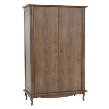 Jedným z komponentov nádherného sektorového nábytku je dvojdverová šatníková skriňa VILAR DA1. Jej rozmery sú (ŠxHxV): 125x57x196 cm, výška spodného priestoru od podlahy je 15 cm. Stabilitu jej dávajú pevné drevené nohy a o otváranie sa postarajú dizajnové kovové úchytky. Skriňa ponúka úložný…