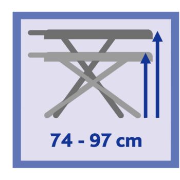 VILEDA Total Reflect Plus žehliaca doska 130×44 cm 159385