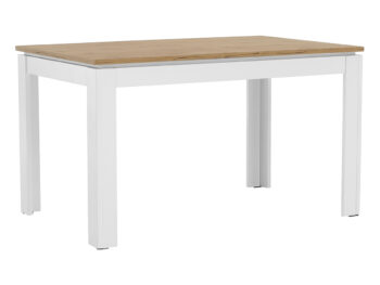 Rozkladací jedálenský stôl Vilgo 135/184 v elegantnom prevedení biela a dub wotan je ideálnym riešením pre moderné interiéry. Tento stôl, vyrobený z kvalitnej laminovanej DTD, ponúka nielen estetický vzhľad, ale aj praktickosť vďaka svojej rozkladacej funkcii. S rozmermi 135 cm…
