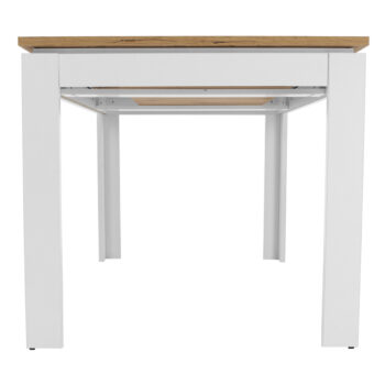 Rozkladací jedálenský stôl Vilgo 135/184 v elegantnom prevedení biela a dub wotan je ideálnym riešením pre moderné interiéry. Tento stôl, vyrobený z kvalitnej laminovanej DTD, ponúka nielen estetický vzhľad, ale aj praktickosť vďaka svojej rozkladacej funkcii. S rozmermi 135 cm…