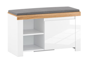 Predstavujeme vám moderný botník Vilgo 1D, ktorý je ideálnym riešením pre vašu predsieň. Tento elegantný kus nábytku kombinuje praktickosť s estetickým vzhľadom, vďaka čomu sa stane neoddeliteľnou súčasťou vášho interiéru.
