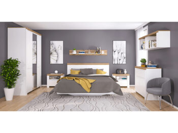Písací stôl Vilgo 1D1S/120 v elegantnom prevedení biely lesk a dub wotan je ideálnym riešením pre moderné interiéry. Tento stôl, ktorý patrí do kategórie nábytku pre detské izby, ponúka praktické využitie nielen pre študentov, ale aj pre všetkých, ktorí potrebujú funkčný…
