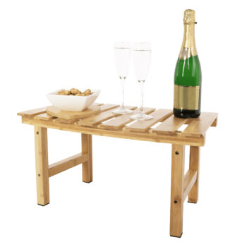 Drevený príručný stolík k vírivke Vireo Typ 3 v prírodnej farbe je ideálnym doplnkom pre vašu obývačku alebo relaxačnú zónu. Tento moderný stolík, vyrobený z lakovaného bambusu, ponúka nielen estetický vzhľad, ale aj praktickosť a funkčnosť. S rozmermi 60 cm na šírku, 30 cm na hĺbku a výšku, sa…