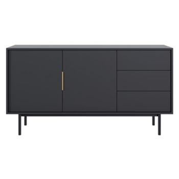 Dvojdverová komoda so zásuvkami Vivala 2D3S v elegantnej čiernej farbe je ideálnym riešením pre tých, ktorí hľadajú moderný a funkčný nábytok do svojho interiéru. Táto komoda od značky KONDELA ponúka praktické úložné priestory, ktoré sú rozdelené na dve dvere a tri zásuvky, čo…