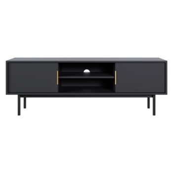 TV stolík Vivala v elegantnej čiernej farbe je ideálnym doplnkom pre moderné interiéry. Tento kus nábytku od značky KONDELA ponúka nielen štýlový vzhľad, ale aj praktické využitie. S rozmermi 154 cm na šírku, 39 cm na hĺbku a výškou 53,5 cm poskytuje dostatok…