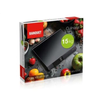 Váha kuchynská digitálna CULINARIA Black 15 kg
