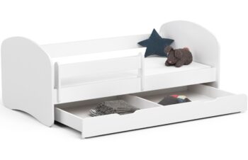 ANAVA160: Elegantná biela Váľanda pre sviežu atmosféru vašej spálne ANAVA160 ponúka dokonalú kombináciu elegancie a funkčnosti. Jej čistý biely dizajn upokojí váš priestor a dodá vašej spálni nádych sviežosti a priestrannosti. Navyše skvele premyslený úložný priestor a zásuvka znamenajú, že všetko môže mať svoje miesto.  Typ tovaru: Váľanda, jednolôžko Materiál : LTD Rozmer: 65 x 90 x 164 cm Farba: Biela < li>Funkcie: Úložný priestor Vybavenie: 1 zásuvka a matrac (v cene) Počet osôb:  Pre jedného Rozmer lôžka: 160 x 80  Doprajte si luxusný spánok v náručí ANAVA160 a vychutnajte si estetický a praktický dizajn každý deň.