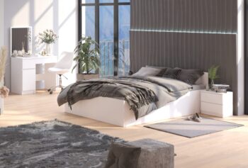 TEREZKA - Jednoduchosť a funkcie v dokonalej harmónii Predstavujeme TEREZKA - modernú váľandu, ktorá do vašej spálne vnesie nielen pohodlie, ale aj šik a praktickosť. Elegantná biela farba perfektne korešponduje s minimalistickým dizajnom a dodá vašej miestnosti svieži a vzdušný vzhľad.  Typ tovaru: Váľanda, jednolôžko  Materiál: LTD Rozmery: 68 x 107 x 205 cm Farba: Biela Vybavenie: Rošt v cene Počet osôb: Pre jedného Rozmer matraca: 100 x 200 cm  Vďaka integrovanému úložnému priestoru získate navyše miesto na uskladnenie svojich vecí a udržíte tak svoju spálňu v dokonalom poriadku. TEREZKA nie je len obyčajné jednolôžko, je to dokonalý spojenec pre tých, ktorí hľadajú štýl aj funkciu v jednom balení. Nenechajte si ujsť túto jedinečnú ponuku a objednajte si TEREZKA ešte dnes!
