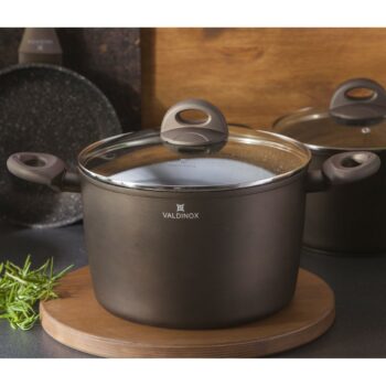 Valdinox Aurum Kastról s nepriľnavým povrchom s pokrievkou, 24 cm, 6 l