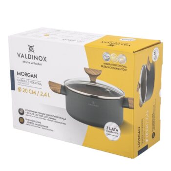 Valdinox Hrniec s pokrievkou Morgan 24 cm, 4,4 l, 20 cm