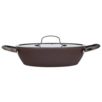 Valdinox Kastról plytký s pokrievkou Stripes 28 cm, 3,2 l