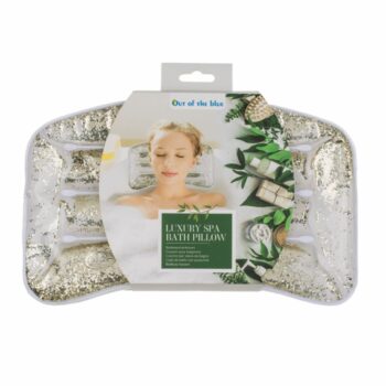 Vankúš do vane s prísavkami LUXURY SILVER