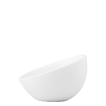 Veľká porcelánová biela miska Flow Eco je stvorená na všetko, čo máte radi. Spríjemnite si posedenie s vašimi blízkymi dizajnovými miskami Flow Eco. Zošikmený tvar misiek dokonale oživí vaše stolovanie.