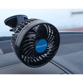 Ventilátor MITCHELL 150mm 12V na prísavku