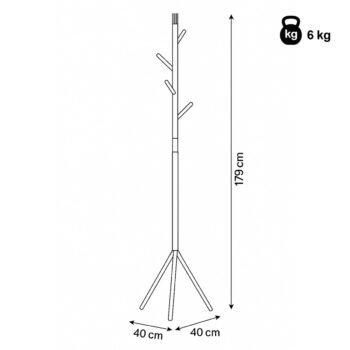 Vešiak 80001-01 WT, biela